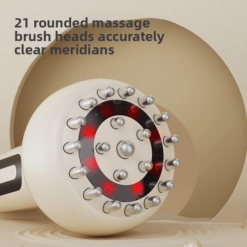 Smart Heating Essential Oil Massager with Suction Therapy