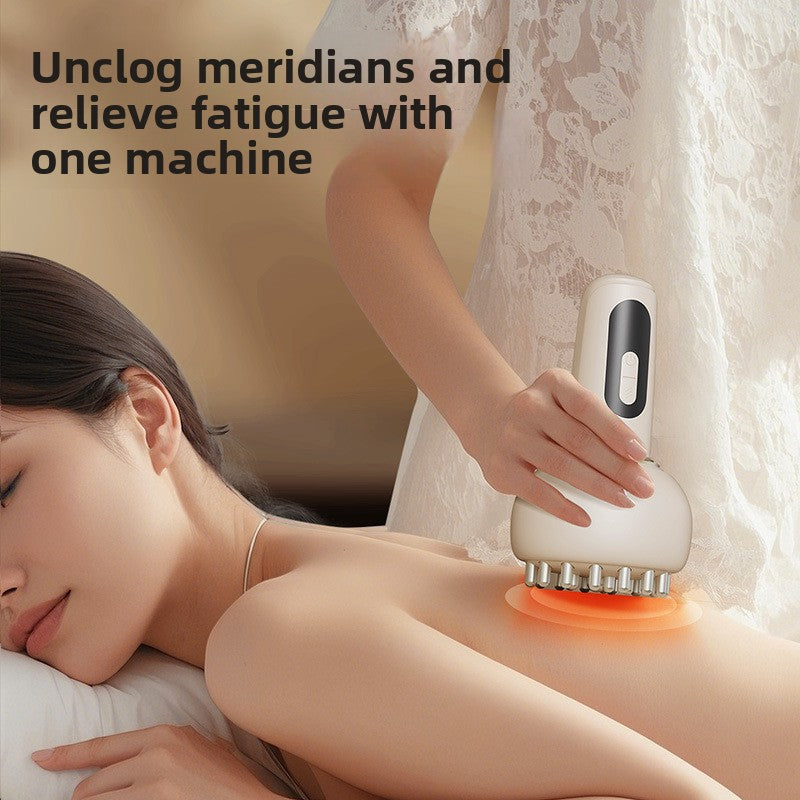 Smart Heating Essential Oil Massager with Suction Therapy